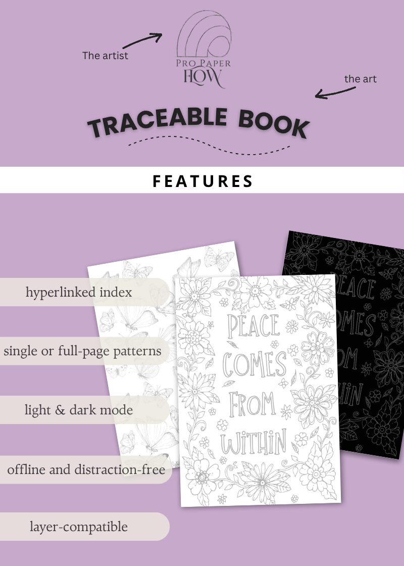✏️ 90+ Traceable Book – Light & Dark Mode