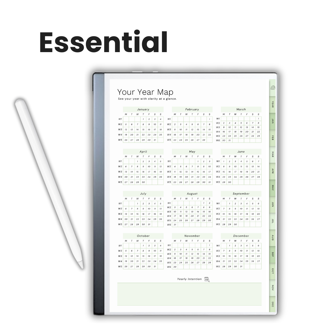 ProPaperFlow Digital Planner for reMarkable 2026