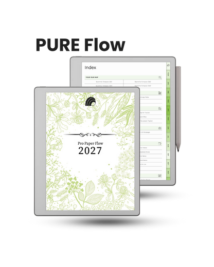 PURE Flow |  Pro Paper Flow Digital Planner for reMarkable 2027